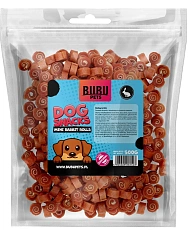 Bubu Pets Мини рулетики из кролика и минтая